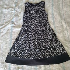 Womens size 10 black and white dress